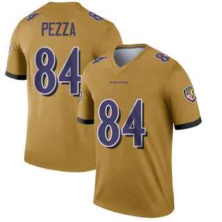Ty Pezza Baltimore Ravens Men's Legend Inverted Nike Jersey - Gold