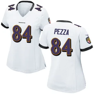 Ty Pezza Baltimore Ravens Women's Game Nike Jersey - White