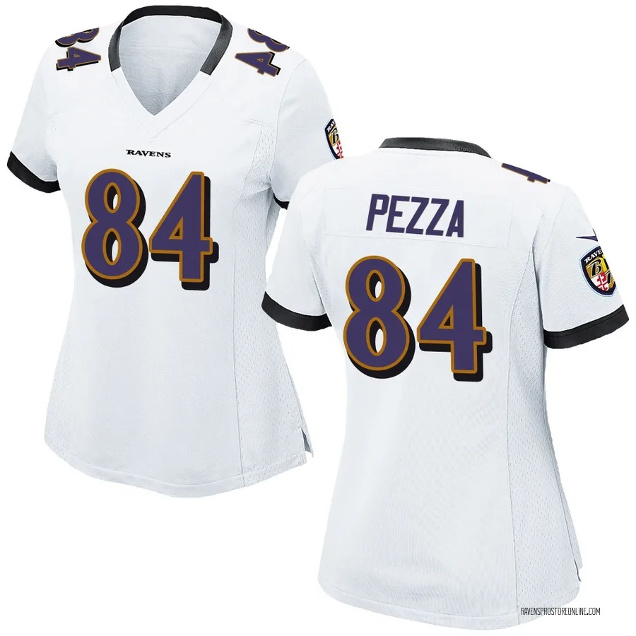 Ty Pezza Baltimore Ravens Women's Game Nike Jersey - White