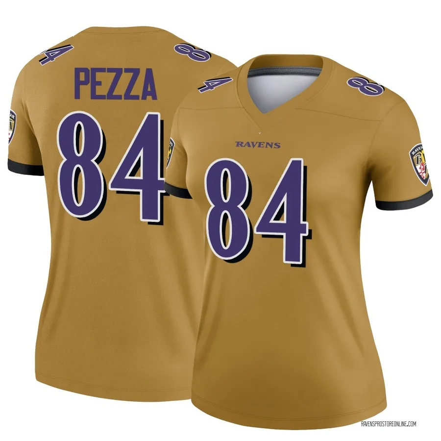 Ty Pezza Baltimore Ravens Women's Legend Inverted Nike Jersey - Gold