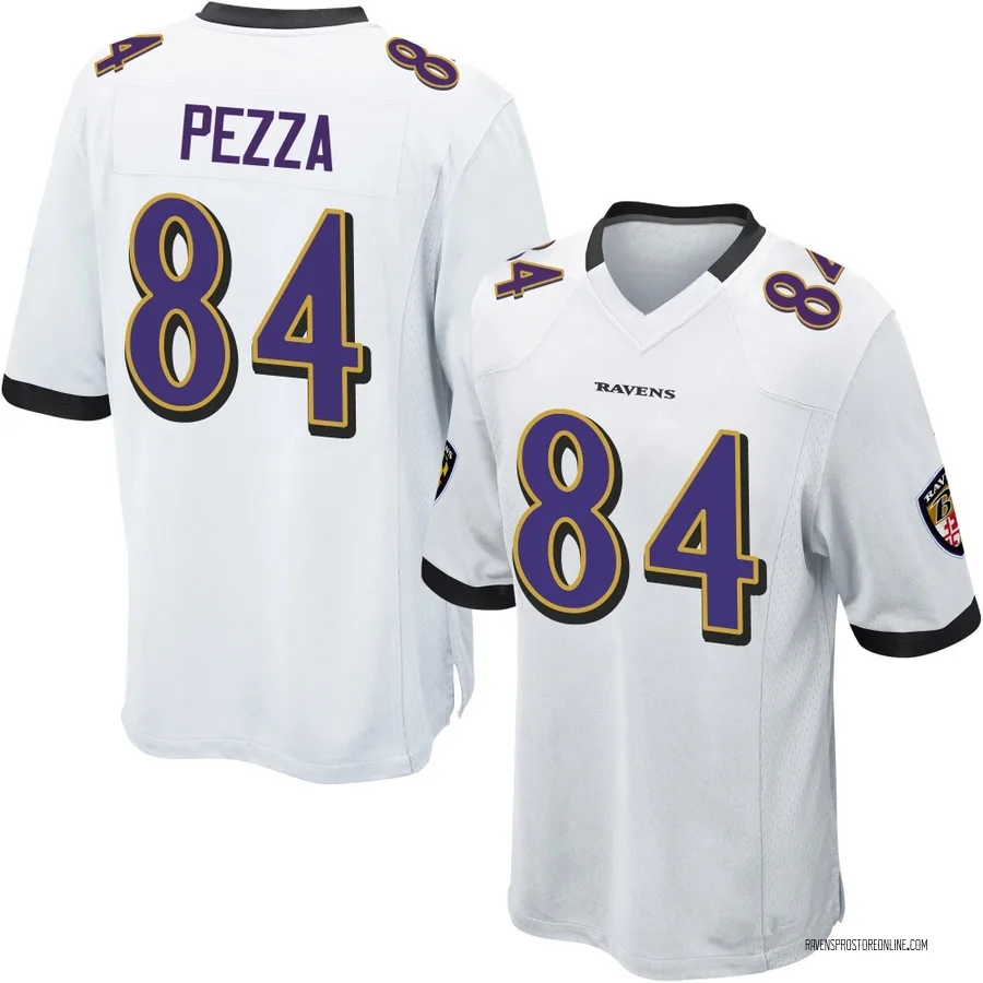 Ty Pezza Baltimore Ravens Youth Game Nike Jersey - White