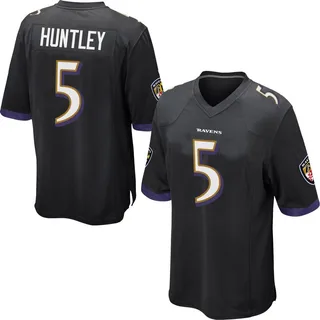 Tyler Huntley Baltimore Ravens Men's Game Nike Jersey - Black