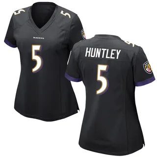Tyler Huntley Baltimore Ravens Women's Game Nike Jersey - Black