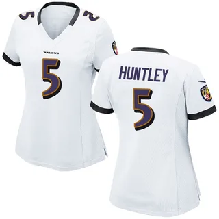 Tyler Huntley Baltimore Ravens Women's Game Nike Jersey - White