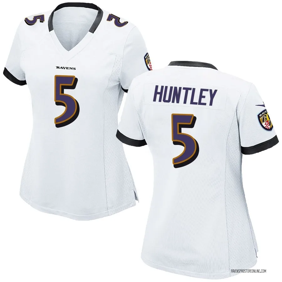 Tyler Huntley Baltimore Ravens Women's Game Nike Jersey - White