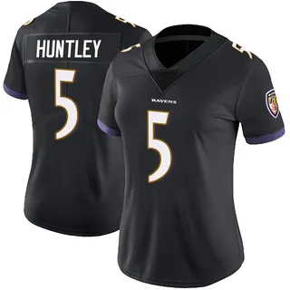 Tyler Huntley Baltimore Ravens Women's Limited Alternate Vapor Untouchable Nike Jersey - Black
