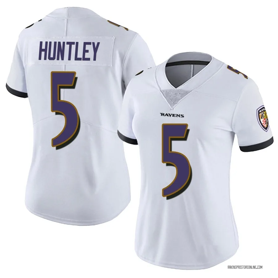 Tyler Huntley Baltimore Ravens Women's Limited Vapor Untouchable Nike Jersey - White