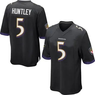 Tyler Huntley Baltimore Ravens Youth Game Nike Jersey - Black