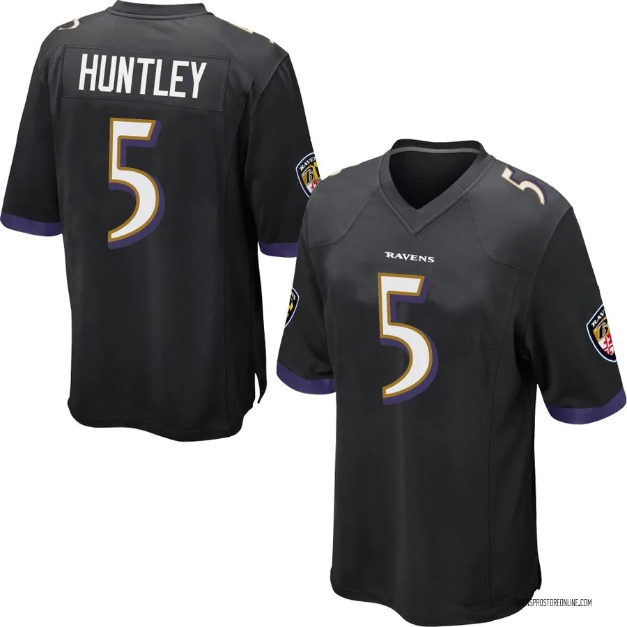Tyler Huntley Baltimore Ravens Youth Game Nike Jersey - Black