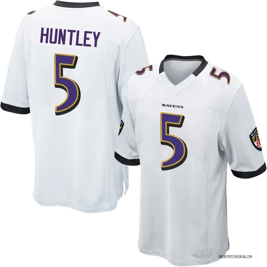 Tyler Huntley Baltimore Ravens Youth Game Nike Jersey - White
