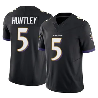 Tyler Huntley Baltimore Ravens Youth Limited Vapor F.U.S.E. Nike Jersey - Black