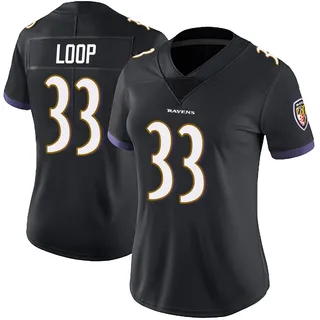 Tyler Loop Baltimore Ravens Women's Limited Alternate Vapor Untouchable Nike Jersey - Black