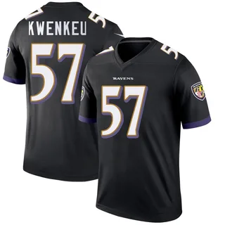 William Kwenkeu Baltimore Ravens Men's Legend Nike Jersey - Black