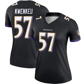 William Kwenkeu Baltimore Ravens Women's Legend Nike Jersey - Black