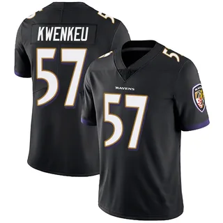 William Kwenkeu Baltimore Ravens Youth Limited Alternate Vapor Untouchable Nike Jersey - Black