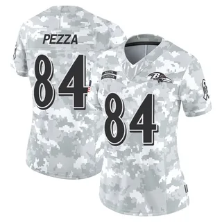 Women's Ty Pezza Baltimore Ravens Women's Limited Arctic Camo 2024 Salute to Service Nike Jersey
