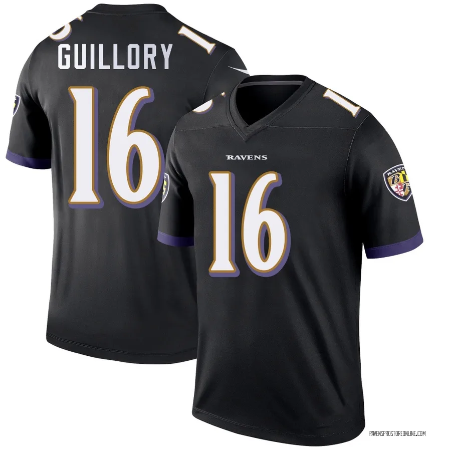 Xavier Guillory Baltimore Ravens Men's Legend Nike Jersey - Black