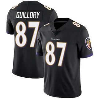 Xavier Guillory Baltimore Ravens Men's Limited Alternate Vapor Untouchable Nike Jersey - Black