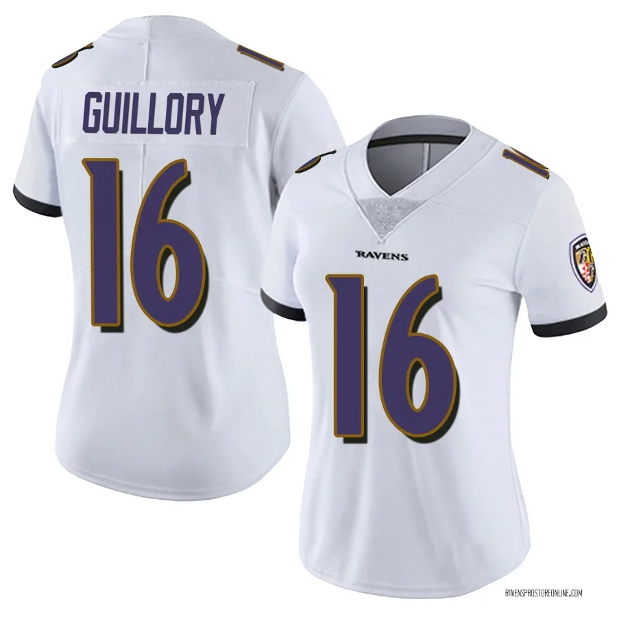 Xavier Guillory Baltimore Ravens Women's Limited Vapor Untouchable Nike Jersey - White