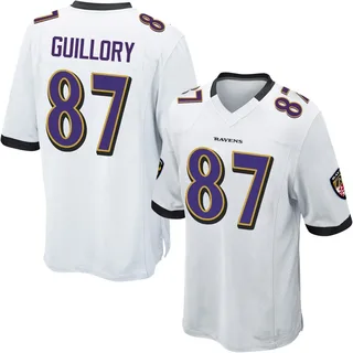 Xavier Guillory Baltimore Ravens Youth Game Nike Jersey - White