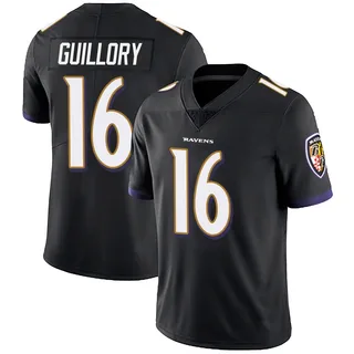 Xavier Guillory Baltimore Ravens Youth Limited Alternate Vapor Untouchable Nike Jersey - Black