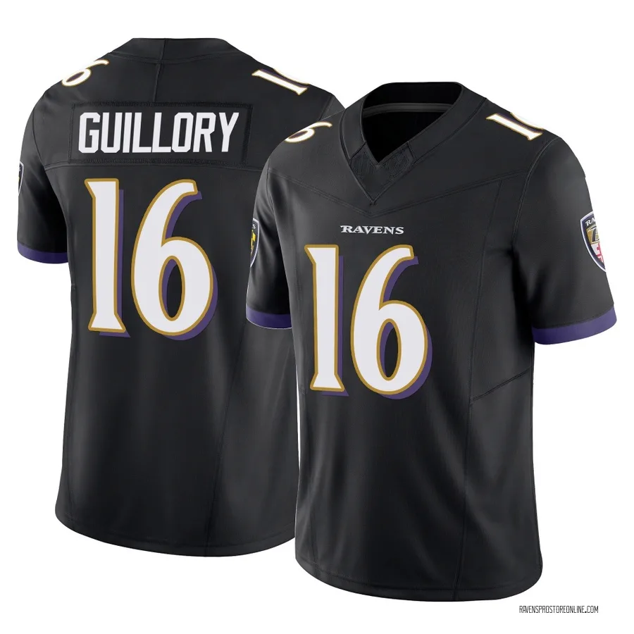 Xavier Guillory Baltimore Ravens Youth Limited Vapor F.U.S.E. Nike Jersey - Black