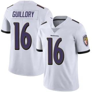 Xavier Guillory Baltimore Ravens Youth Limited Vapor Untouchable Nike Jersey - White