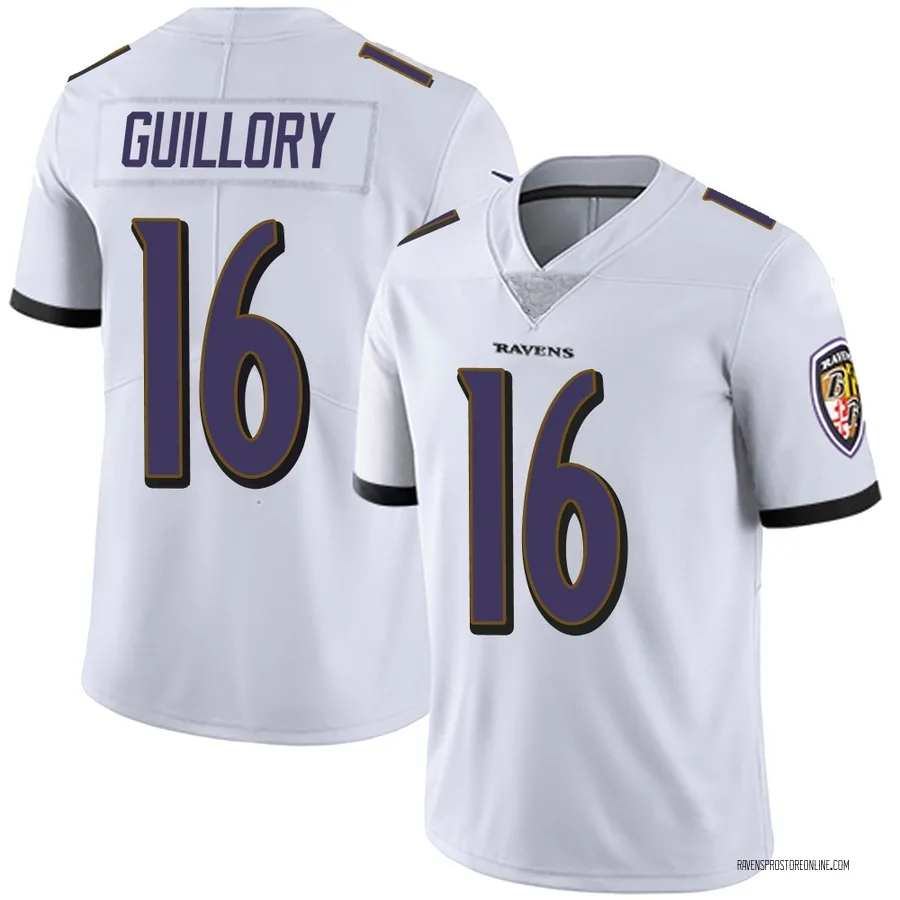 Xavier Guillory Baltimore Ravens Youth Limited Vapor Untouchable Nike Jersey - White