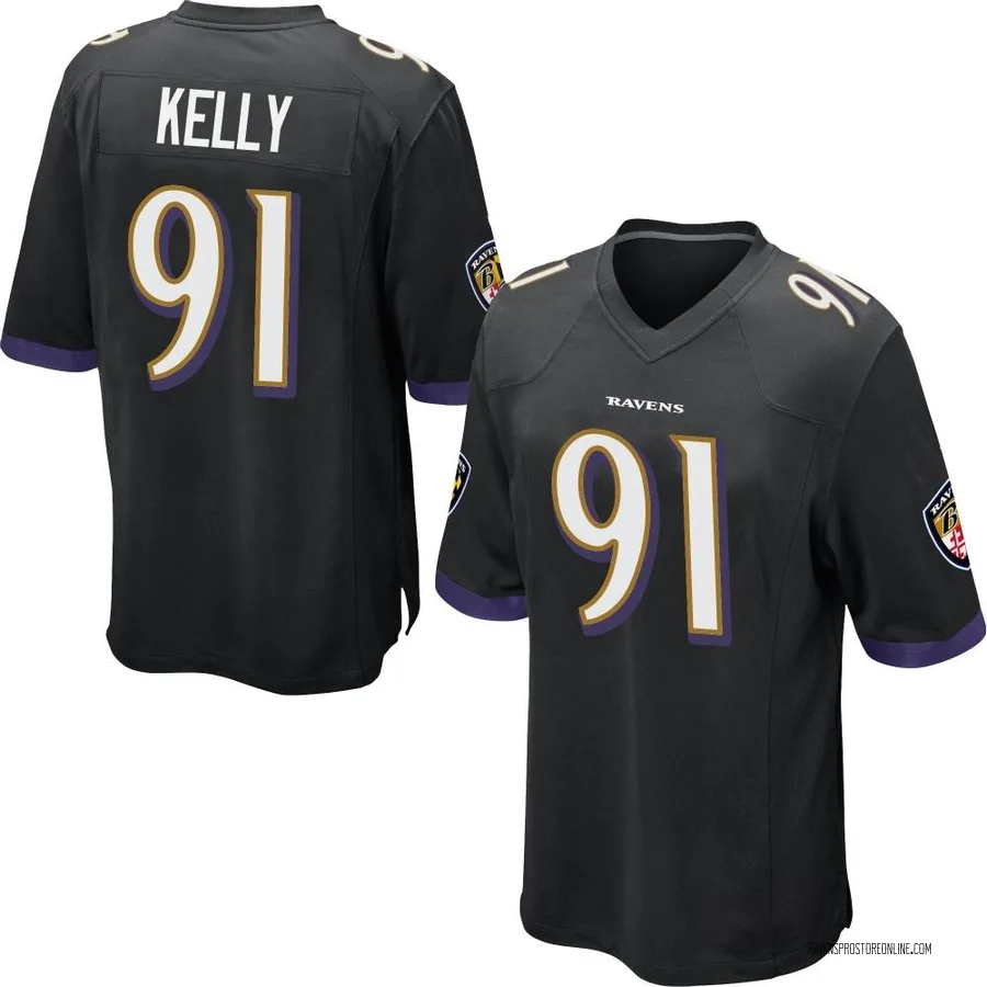 Xavier Kelly Baltimore Ravens Men's Game Nike Jersey - Black