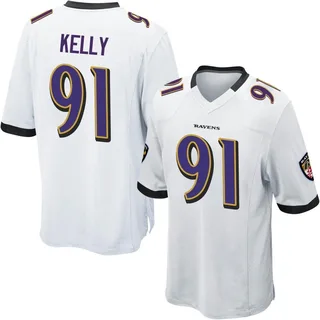 Xavier Kelly Baltimore Ravens Men's Game Nike Jersey - White