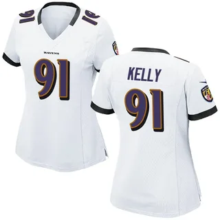 Xavier Kelly Baltimore Ravens Women's Game Nike Jersey - White