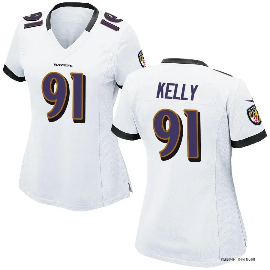 Xavier Kelly Baltimore Ravens Women's Game Nike Jersey - White