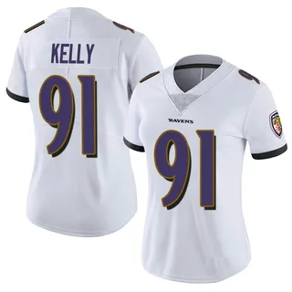 Xavier Kelly Baltimore Ravens Women's Limited Vapor Untouchable Nike Jersey - White