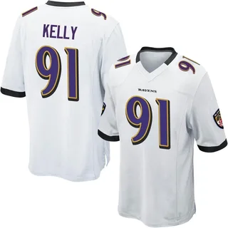Xavier Kelly Baltimore Ravens Youth Game Nike Jersey - White