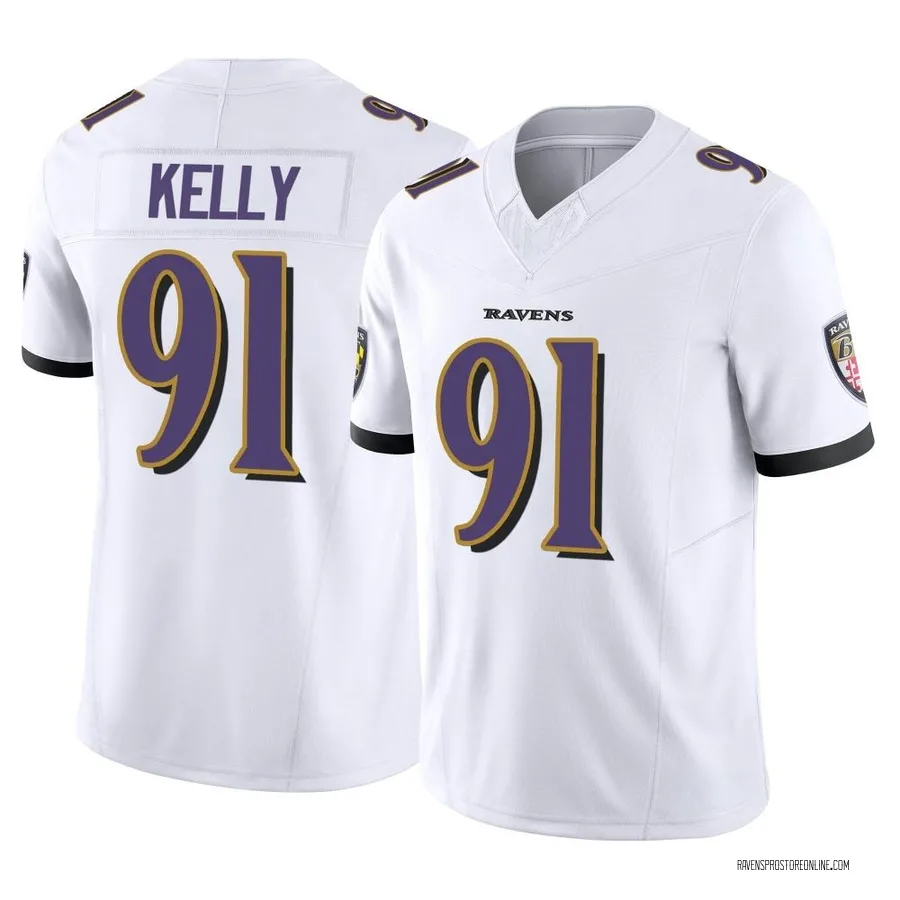 Xavier Kelly Baltimore Ravens Youth Limited Vapor F.U.S.E. Nike Jersey - White
