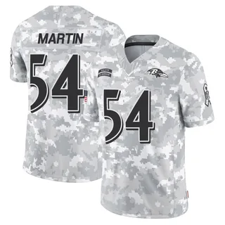 Youth Chandler Martin Baltimore Ravens Youth Limited Arctic Camo 2024 Salute to Service Nike Jersey