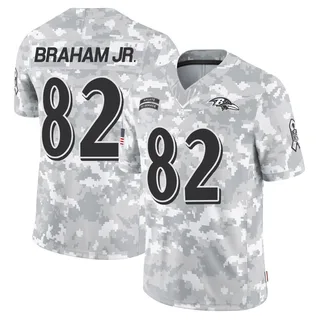 Youth Cortez Braham Jr. Baltimore Ravens Youth Limited Arctic Camo 2024 Salute to Service Nike Jersey
