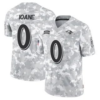 Youth Olaivavega Ioane Baltimore Ravens Youth Limited Arctic Camo 2024 Salute to Service Nike Jersey