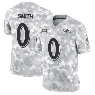 Youth Roquan Smith Baltimore Ravens Youth Limited Arctic Camo 2024 Salute to Service Nike Jersey