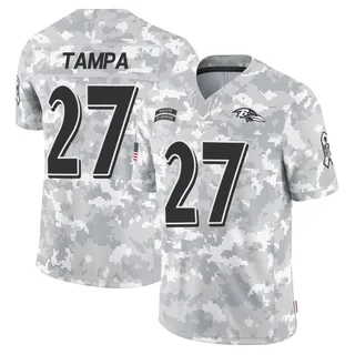 Youth T.J. Tampa Baltimore Ravens Youth Limited Arctic Camo 2024 Salute to Service Nike Jersey