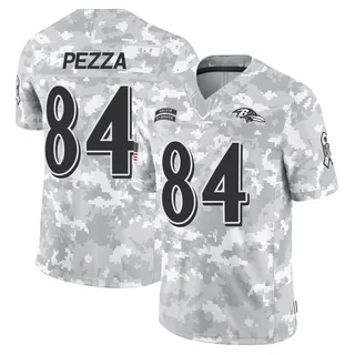 Youth Ty Pezza Baltimore Ravens Youth Limited Arctic Camo 2024 Salute to Service Nike Jersey