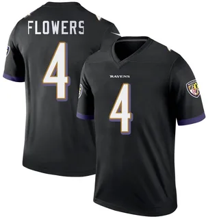 Zay Flowers Baltimore Ravens Men's Legend Nike Jersey - Black