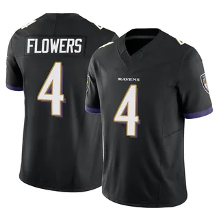 Zay Flowers Baltimore Ravens Men's Limited Vapor F.U.S.E. Nike Jersey - Black