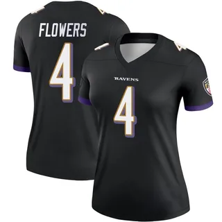 Zay Flowers Baltimore Ravens Women's Legend Nike Jersey - Black