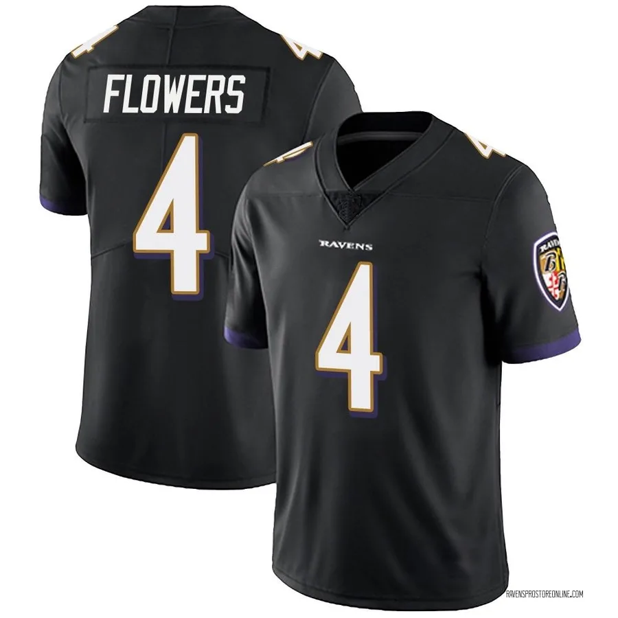Zay Flowers Baltimore Ravens Youth Limited Alternate Vapor Untouchable Nike Jersey - Black