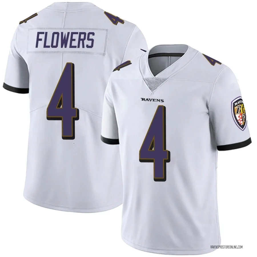 Zay Flowers Baltimore Ravens Youth Limited Vapor Untouchable Nike Jersey - White