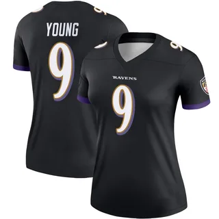 Zion Young Baltimore Ravens Women's Legend Nike Jersey - Black