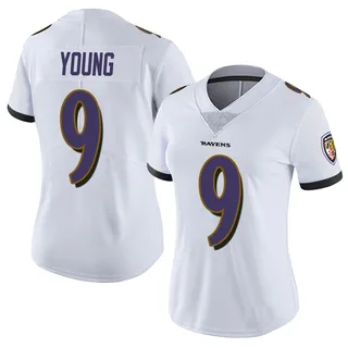 Zion Young Baltimore Ravens Women's Limited Vapor Untouchable Nike Jersey - White